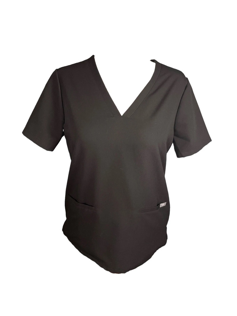 Figs Casma three-pocket scrub top Women’s Black Size Medium Pockets